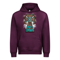 Mauve Wine cross1 Urban Hoodie - RanaPortraitStore
