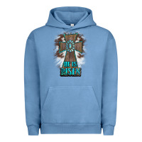 Pigment Pebble Blue cross1 Urban Hoodie - RanaPortraitStore