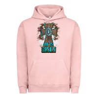 Pigment Salmon cross1 Urban Hoodie - RanaPortraitStore