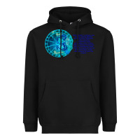 Black Aquarius Sign Zodiac Astrology Horoscope T-shirt Heavyweight Hoodie - artisFamous