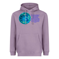 Lavender Aquarius Sign Zodiac Astrology Horoscope T-shirt Heavyweight Hoodie - artisFamous