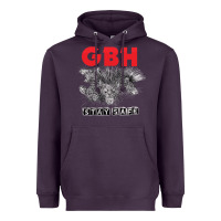 Plum Charged G.B.H Heavyweight Hoodie - artisFamous