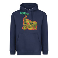 Navy Sturgill Simpson Tractor Heavyweight Hoodie - artisFamous