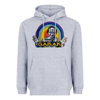 Heather Grey friend of garak Heavyweight Hoodie - artisFamous