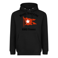 Black white star line (1) Heavyweight Hoodie - artisFamous
