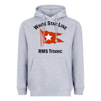 Heather Grey white star line (1) Heavyweight Hoodie - artisFamous