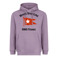 Lavender white star line (1) Heavyweight Hoodie - artisFamous