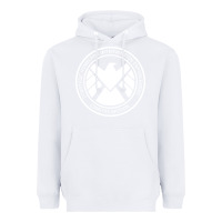 White agents of shield Heavyweight Hoodie - artisFamous