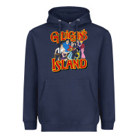 Navy gilligan island Heavyweight Hoodie - artisFamous