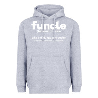 Heather Grey funcle definition Heavyweight Hoodie - artisFamous