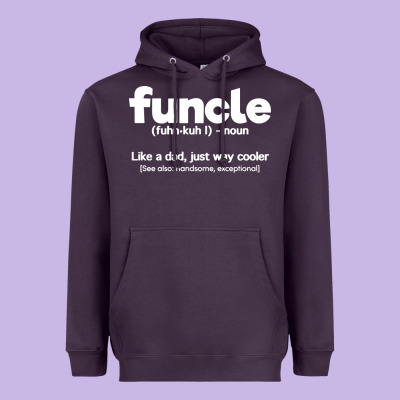 Funcle Definition Heavyweight Hoodie Designed By Artisfamous