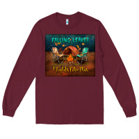Burgundy falling leaves and nights like this mouse pad Long Sleeve Tee - BundleAndBundleShop