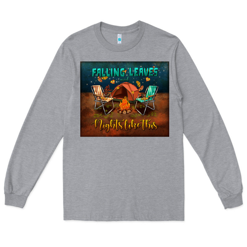 Falling Leaves And Nights Like This Mouse Pad Long Sleeve Tee by BundleAndBundleShop | Teevron
