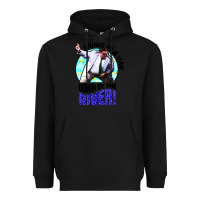 Black chris farley   matt foley nostalgia Heavyweight Hoodie - artisFamous