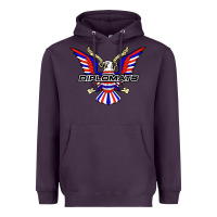 Plum diplomats music Heavyweight Hoodie - artisFamous