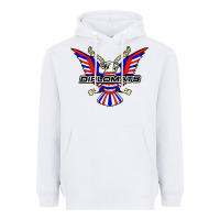 White diplomats music Heavyweight Hoodie - artisFamous