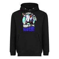 Black chris farley   matt foley nostalgia Heavyweight Hoodie - artisFamous