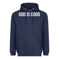 Navy god is good Heavyweight Hoodie - artisFamous