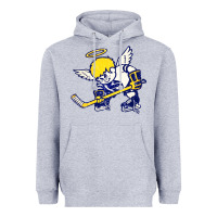 Heather Grey fighting saints Heavyweight Hoodie - artisFamous