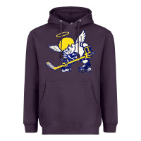 Plum fighting saints Heavyweight Hoodie - artisFamous