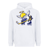 White fighting saints Heavyweight Hoodie - artisFamous
