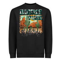 Black honky tonk highway Heavyweight Sweatshirt - AdoDesignShop