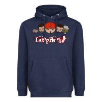 Navy Limp Bizkit Essential Heavyweight Hoodie - artisFamous
