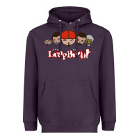 Plum Limp Bizkit Essential Heavyweight Hoodie - artisFamous
