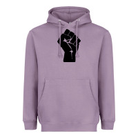 Lavender fist Heavyweight Hoodie - artisFamous