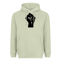Matcha fist Heavyweight Hoodie - artisFamous