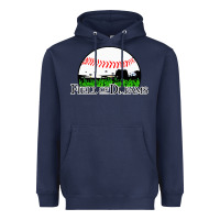 Navy field of dreams Heavyweight Hoodie - artisFamous