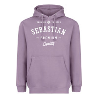 Lavender Sebastian Personalized Name Mens Birthday Heavyweight Hoodie - artisFamous