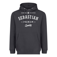 Smoke Sebastian Personalized Name Mens Birthday Heavyweight Hoodie - artisFamous