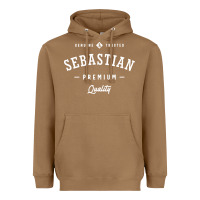 Toasted Coconut Sebastian Personalized Name Mens Birthday Heavyweight Hoodie - artisFamous