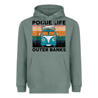 Sage pogue life outer banks retro vintage Heavyweight Hoodie - artisFamous