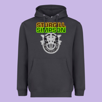 Sturgill Simpson De Oppresso Liber Heavyweight Hoodie Designed By Artisfamous