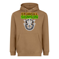 Toasted Coconut Sturgill Simpson De Oppresso Liber Heavyweight Hoodie - artisFamous