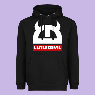 Little Devil Heavyweight Hoodie Designed By Artisfamous