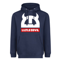 Navy little devil Heavyweight Hoodie - artisFamous