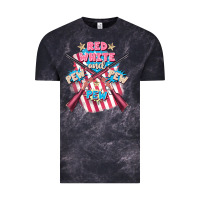 Cloud Black Red white and pew pew pew Vintage Tee - FaDigitalArtStudio