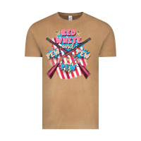 Vintage Camel Red white and pew pew pew Vintage Tee - FaDigitalArtStudio