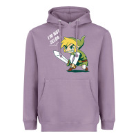 Lavender i’m not zelda Heavyweight Hoodie - artisFamous