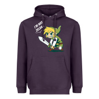 Plum i’m not zelda Heavyweight Hoodie - artisFamous