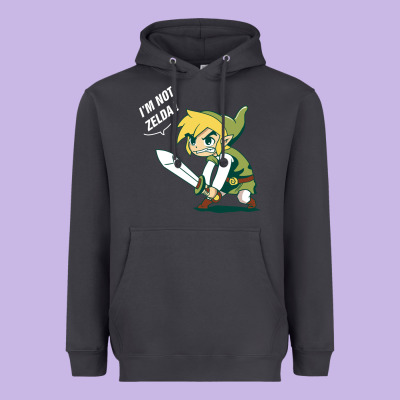 I’m Not Zelda Heavyweight Hoodie Designed By Artisfamous