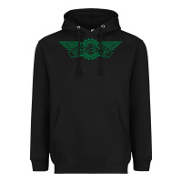 Black wingstop Heavyweight Hoodie - artisFamous