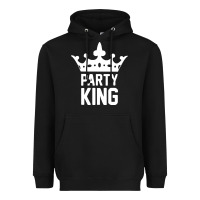 Black party king Heavyweight Hoodie - artisFamous