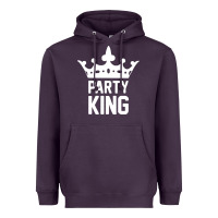 Plum party king Heavyweight Hoodie - artisFamous