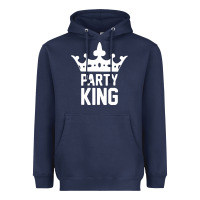 Navy party king Heavyweight Hoodie - artisFamous