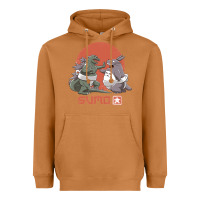 Meerkat sumo pop Heavyweight Hoodie - artisFamous