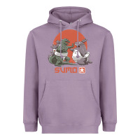 Lavender sumo pop Heavyweight Hoodie - artisFamous